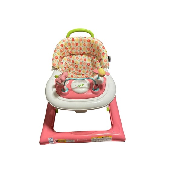 Baby Trend 4.0 Daisy Burst Activity Walker with Walk Behind Bar - Picture 3 of 7